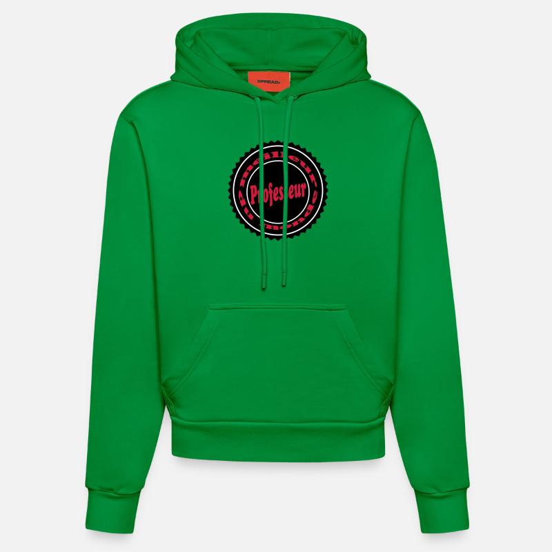 Meilleur PROFESSEUR - Sweat à capuche bio ajusté fabriqué en UE - City Green