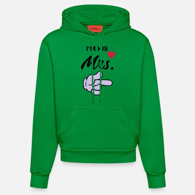 À son MRS - Sweat à capuche bio ajusté fabriqué en UE - City Green