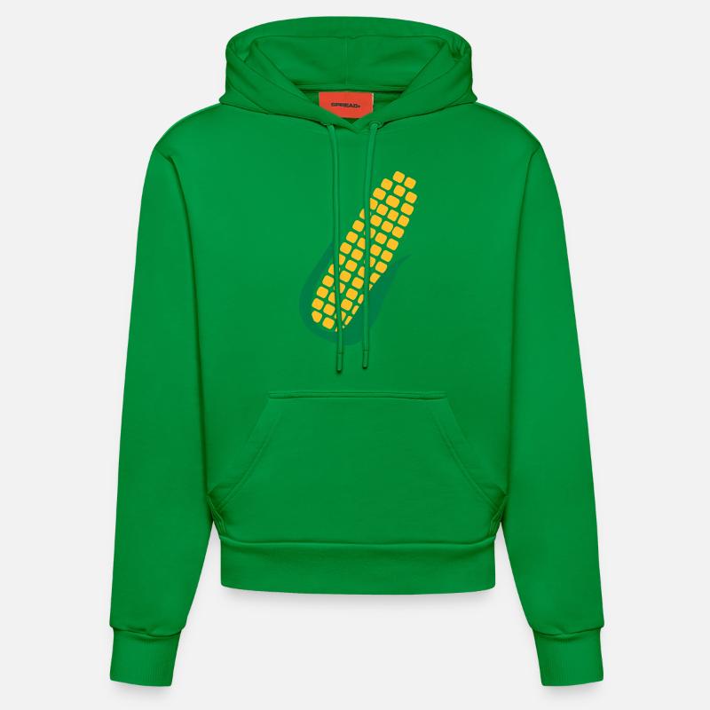 Mais - Sweat à capuche bio ajusté fabriqué en UE - City Green