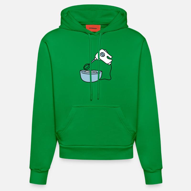 Mixing Bowl And Handmixer - Sweat à capuche bio ajusté fabriqué en UE - City Green