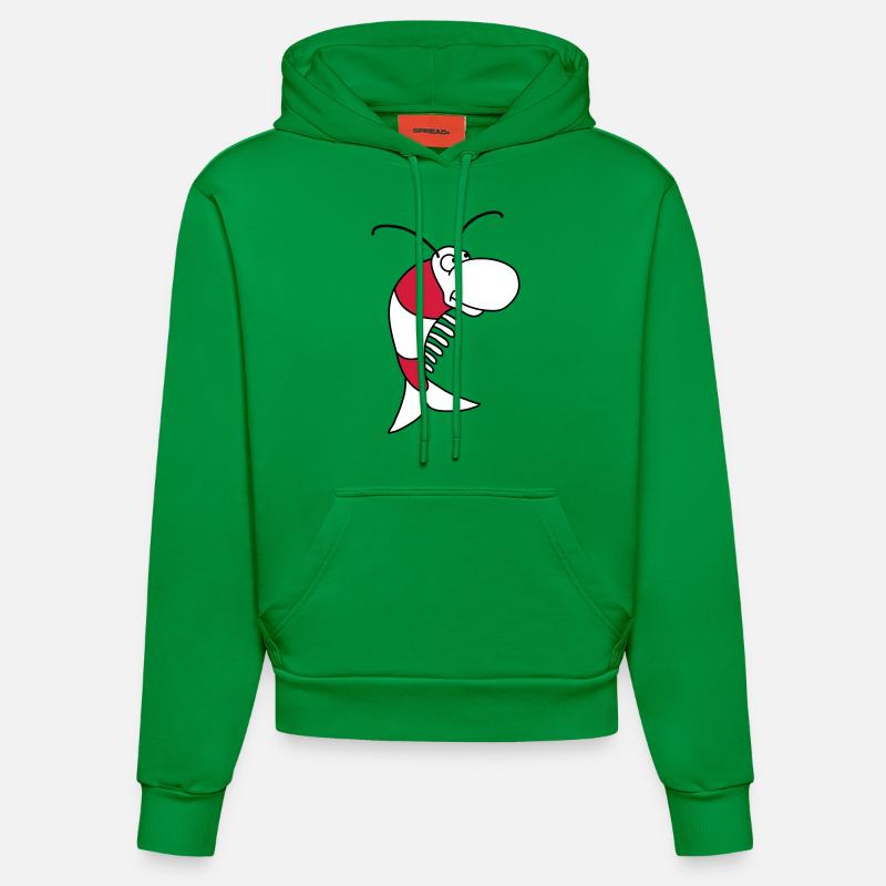 Shrimp - Sweat à capuche bio ajusté fabriqué en UE - City Green