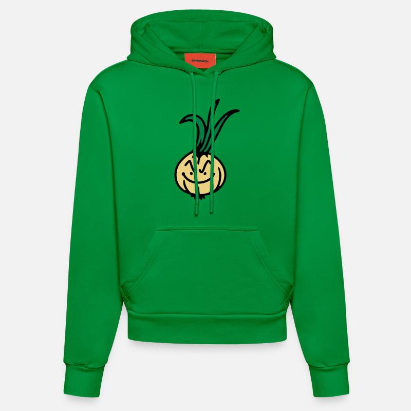 Oignon Evil 3 - Sweat à capuche bio ajusté fabriqué en UE - City Green