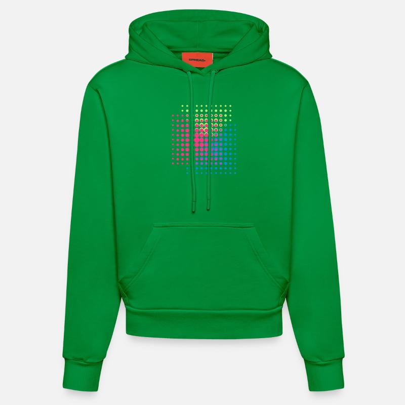 Points je - Sweat à capuche bio ajusté fabriqué en UE - City Green