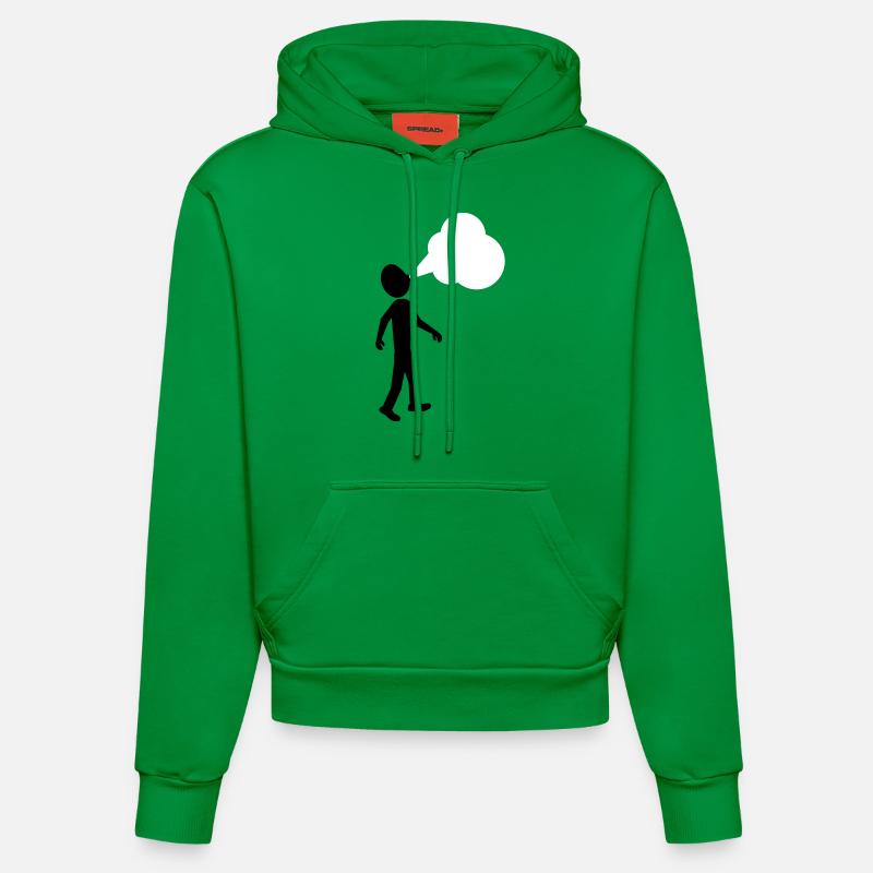 faire sauter - Sweat à capuche bio ajusté fabriqué en UE - City Green