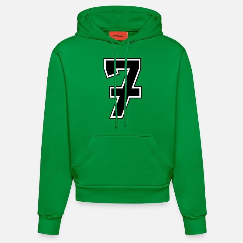 N ° 7 - Sweat à capuche bio ajusté fabriqué en UE - City Green