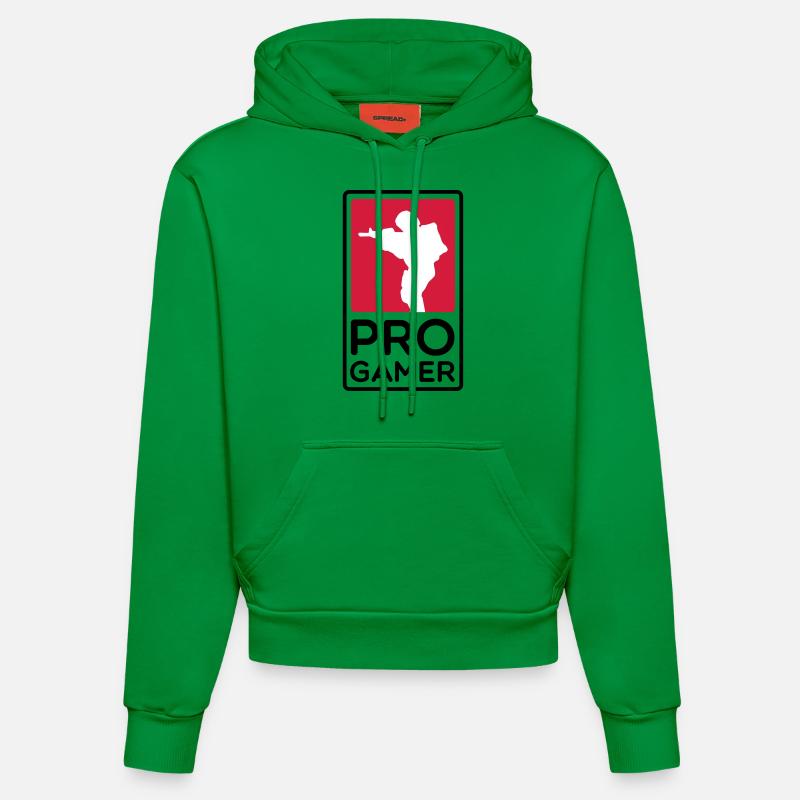 PROGAMER - Sweat à capuche bio ajusté fabriqué en UE - City Green