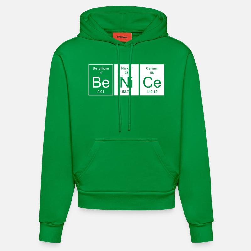Nice - Be Nice - Sweat à capuche bio ajusté fabriqué en UE - City Green