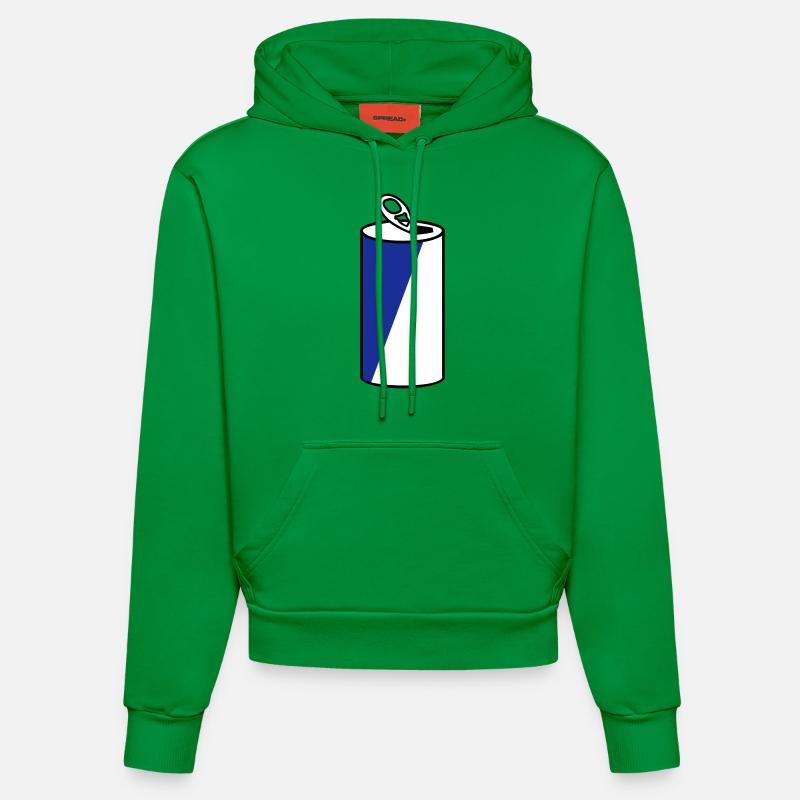 Getränkedose / can (3c) - Sweat à capuche bio ajusté fabriqué en UE - City Green