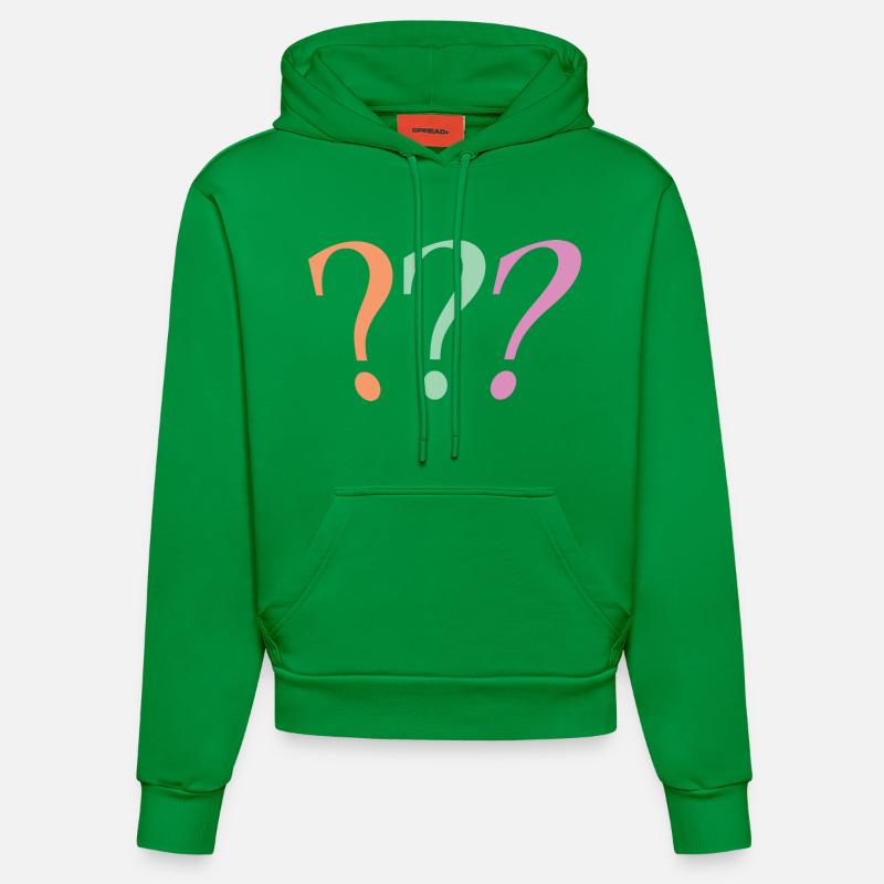Point d’interrogation - Sweat à capuche bio ajusté fabriqué en UE - City Green
