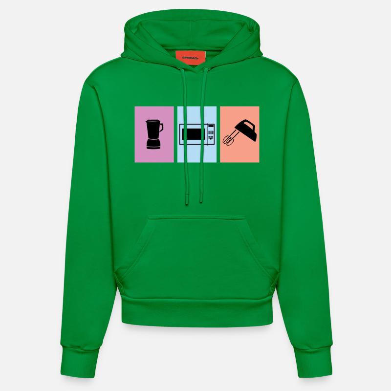 Cuire - Sweat à capuche bio ajusté fabriqué en UE - City Green