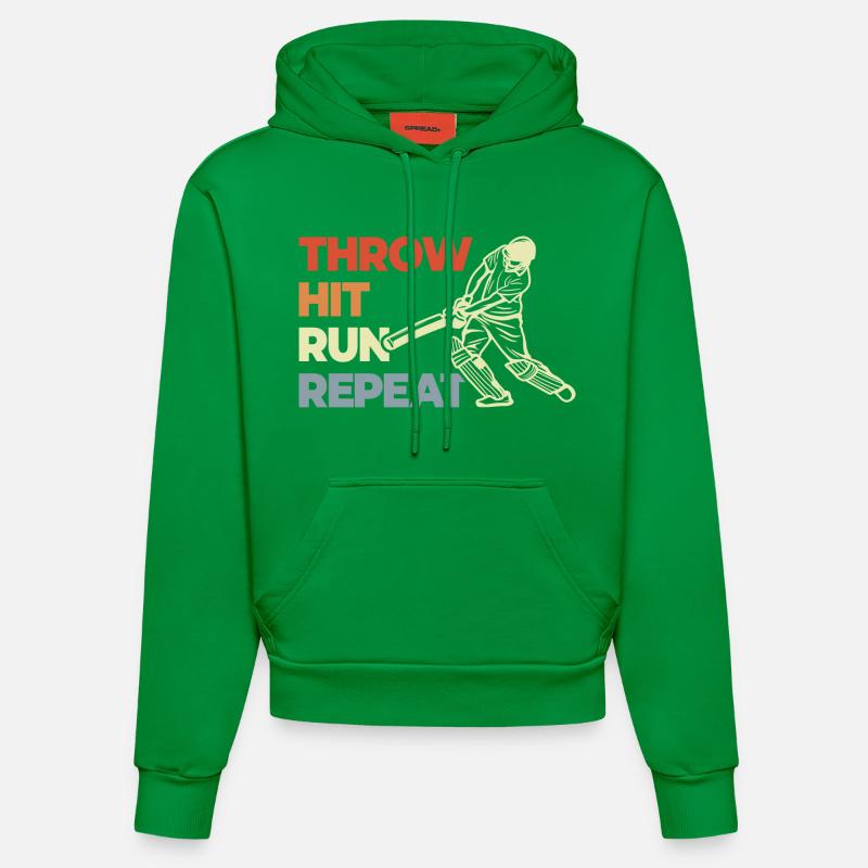 Lancer Hit Run Répéter - Sweat à capuche bio ajusté fabriqué en UE - City Green