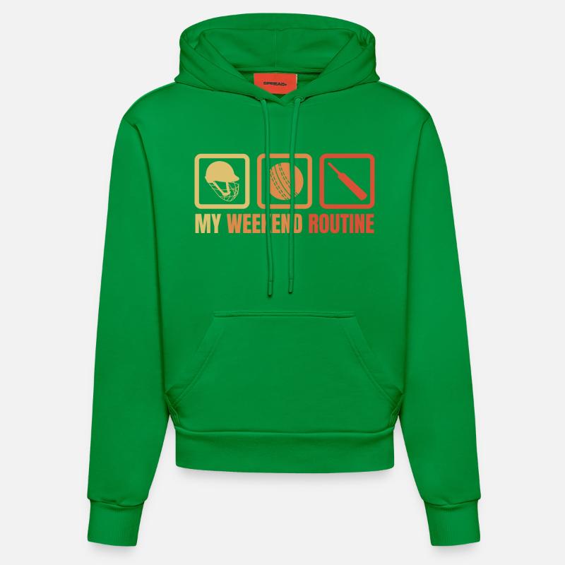 Ma routine du week-end - Sweat à capuche bio ajusté fabriqué en UE - City Green