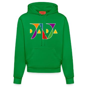DADA is colorful! - Organic Fitted Hoodie Made in EU - City Green - Front