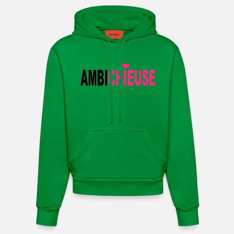 Ambichieuse  - Sweat à capuche bio ajusté fabriqué en UE - City Green