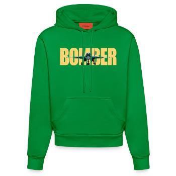 bombardier Su-34 - Sweat à capuche bio ajusté fabriqué en UE - City Green - Devant