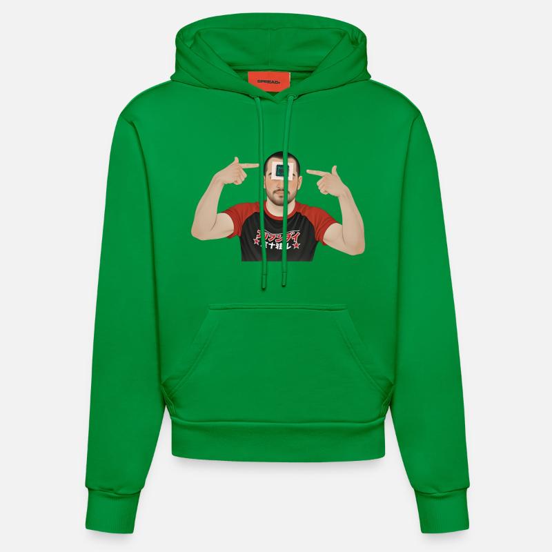 BRAIN PROCESSOR - geek & scifi - Sweat à capuche bio ajusté fabriqué en UE - City Green