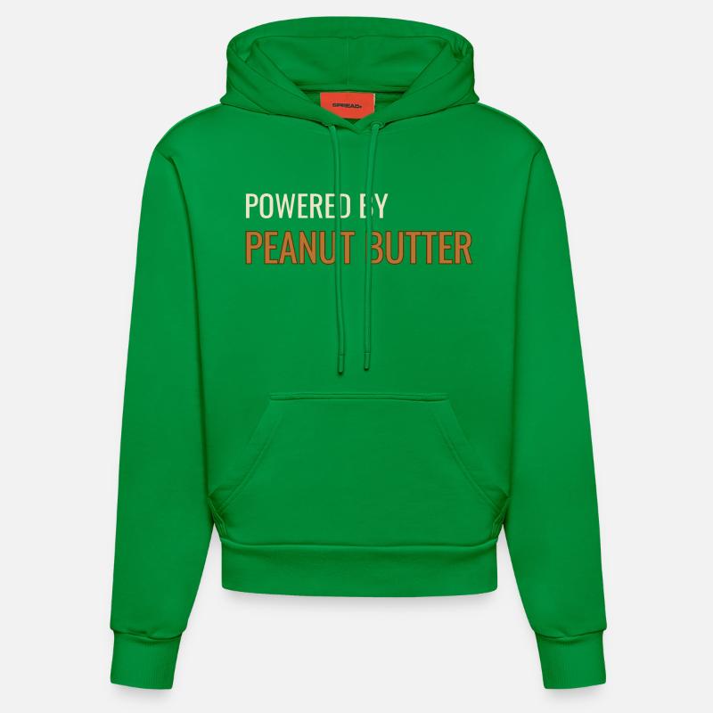 Alimenté par du beurre de cacahuète - Sweat à capuche bio ajusté fabriqué en UE - City Green