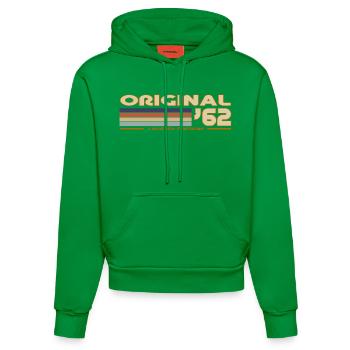 1962 - Organic Fitted Hoodie Made in EU - City Green - Front