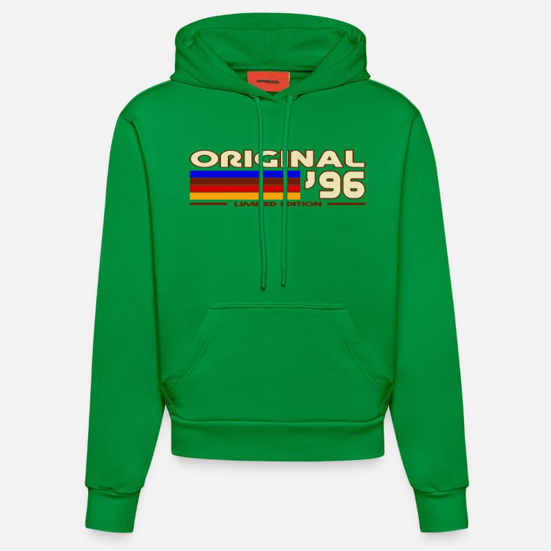 1992 - Sweat à capuche bio ajusté fabriqué en UE - City Green