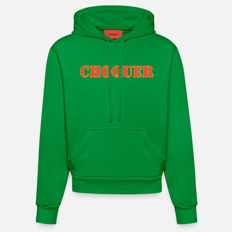 CHOQUER - Sweat à capuche bio ajusté fabriqué en UE - City Green