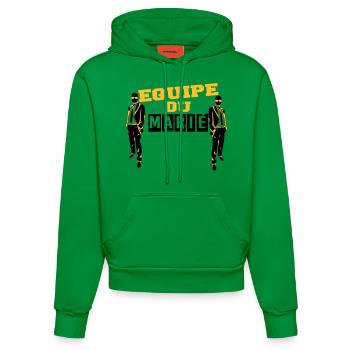 équipe marié 3 - Sweat à capuche bio ajusté fabriqué en UE - City Green - Devant