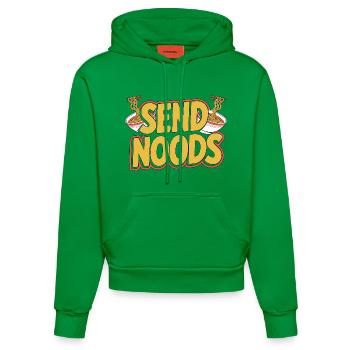 Ramen Send Noods Loves Japanese Food Ramen Chef - Organic Fitted Hoodie Made in EU - City Green - Vorne