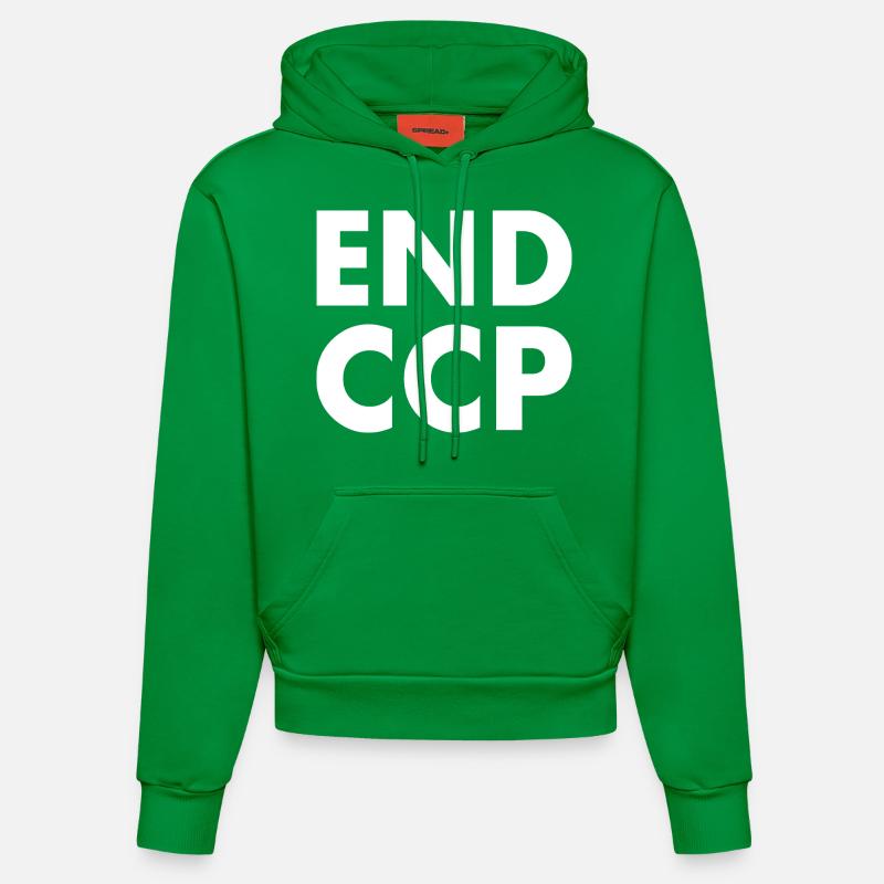 End ccp - Sweat à capuche bio ajusté fabriqué en UE - City Green
