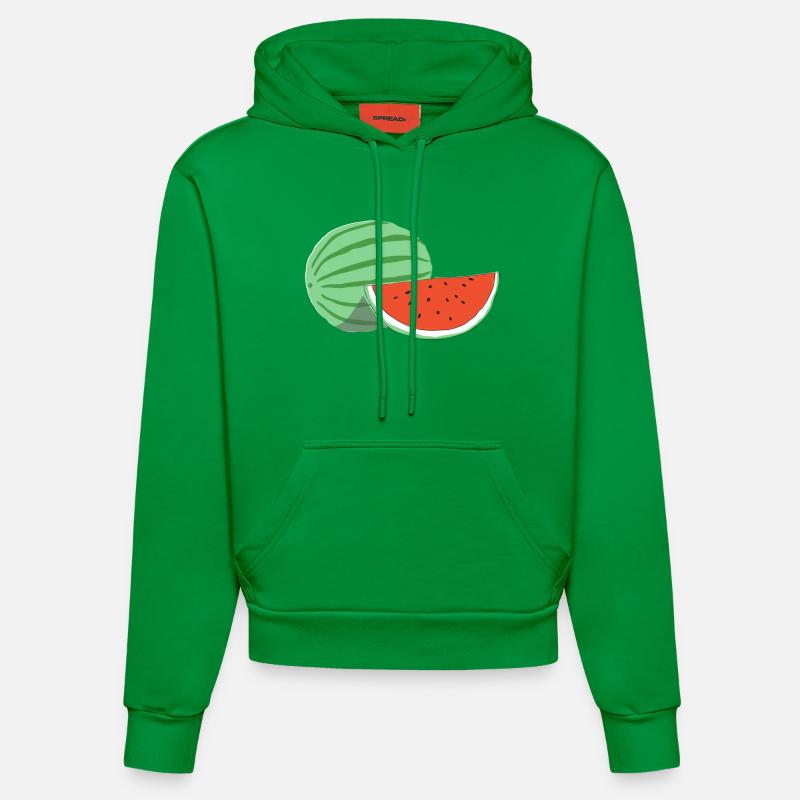 PASTÈQUE - Sweat à capuche bio ajusté fabriqué en UE - City Green