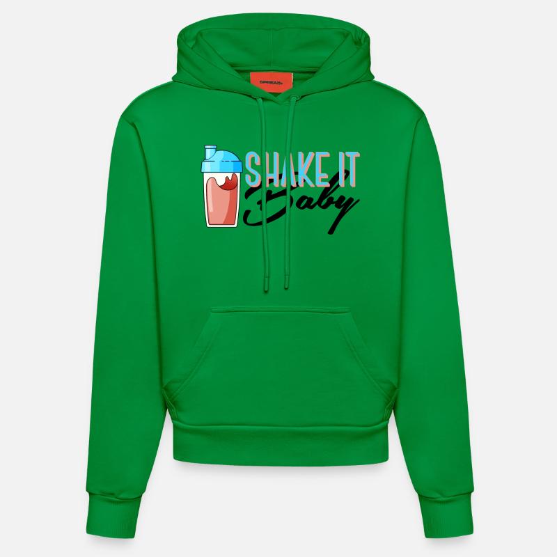 Secouez-le bébé - Sweat à capuche bio ajusté fabriqué en UE - City Green