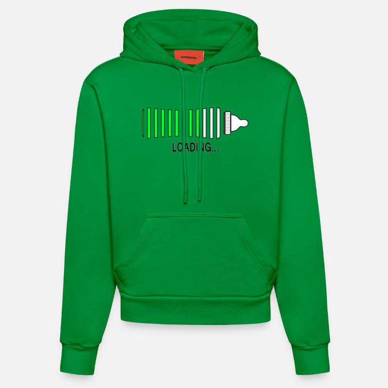 Loading - Sweat à capuche bio ajusté fabriqué en UE - City Green