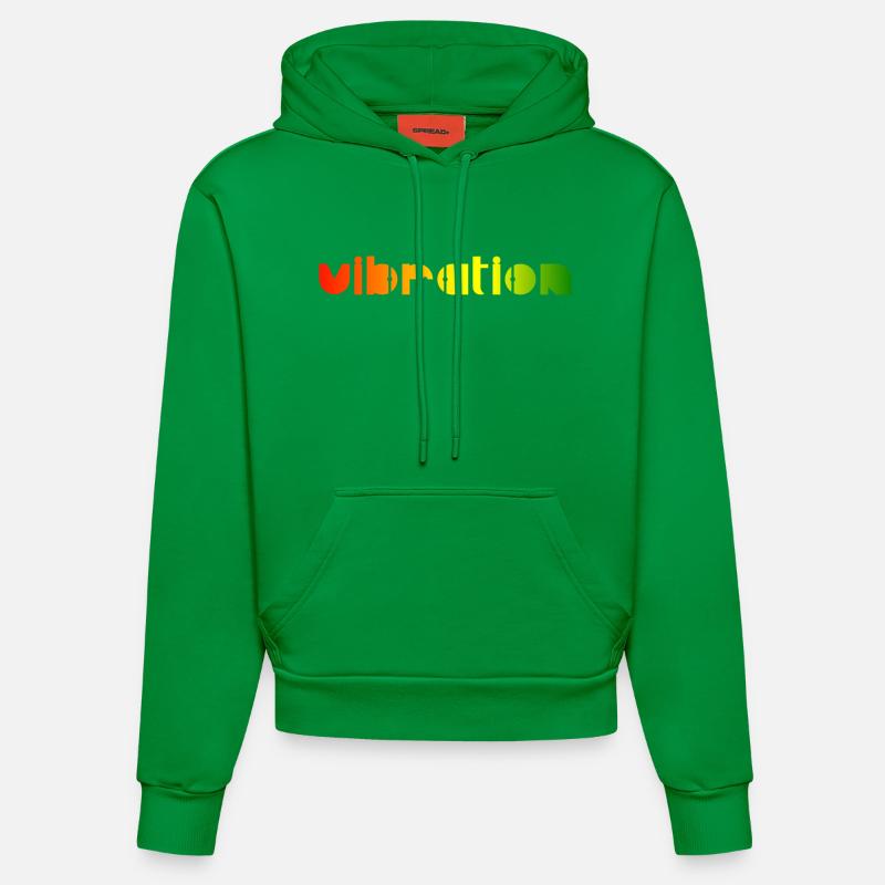 Vibration - Reggae - Sweat à capuche bio ajusté fabriqué en UE - City Green