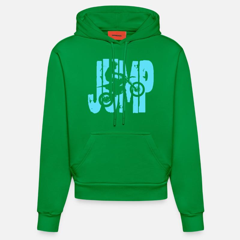 Sauter - Sweat à capuche bio ajusté fabriqué en UE - City Green