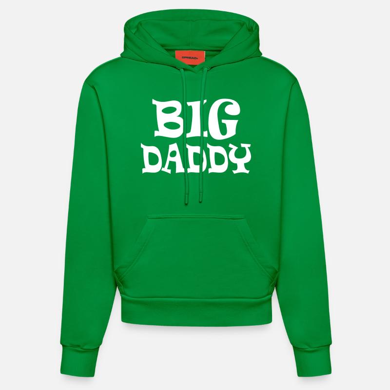 Big daddy - Sweat à capuche bio ajusté fabriqué en UE - City Green