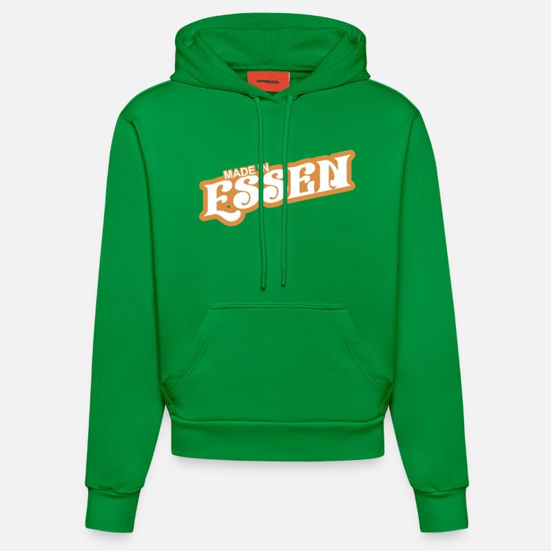Essen - parce que c’est votre ville ! - Sweat à capuche bio ajusté fabriqué en UE - City Green