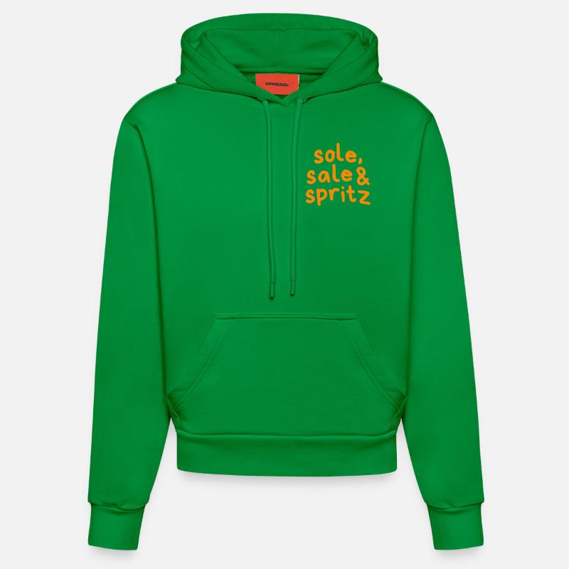 Spritz en vente unique - Sweat à capuche bio ajusté fabriqué en UE - City Green