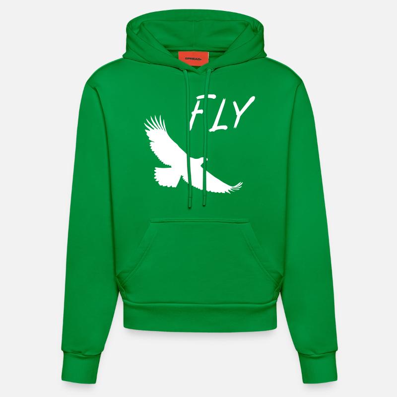 aigle - Sweat à capuche bio ajusté fabriqué en UE - City Green