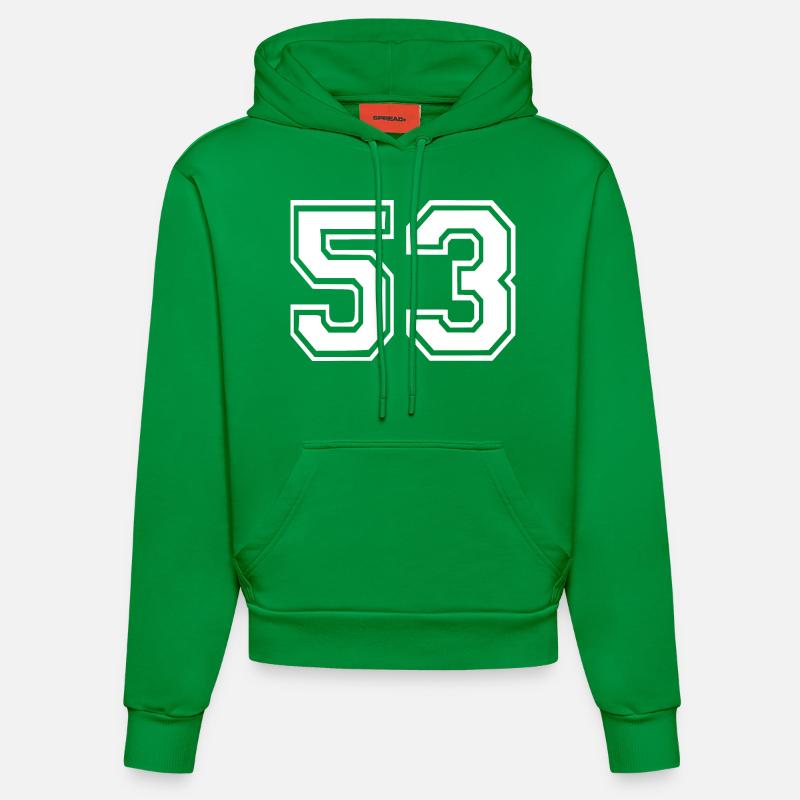 53 - Sweat à capuche bio ajusté fabriqué en UE - City Green