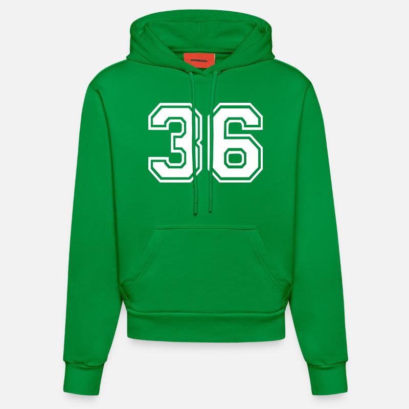 36 - Sweat à capuche bio ajusté fabriqué en UE - City Green