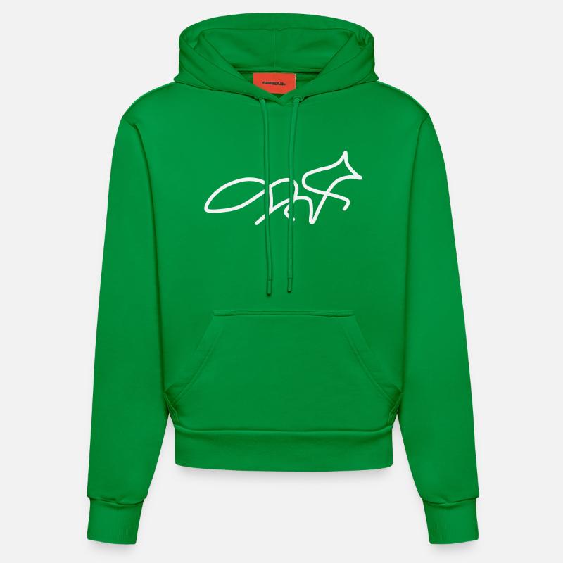 renard - Sweat à capuche bio ajusté fabriqué en UE - City Green
