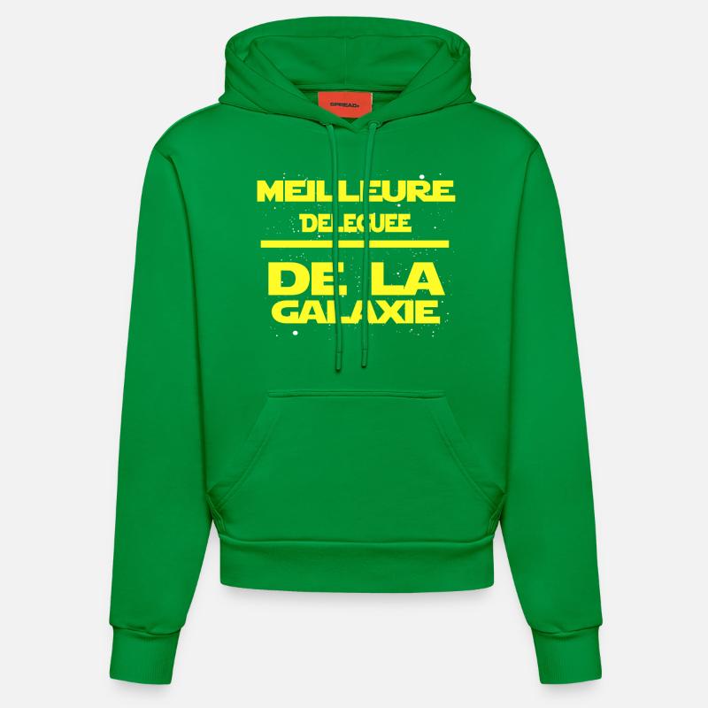 Deleguee - Sweat à capuche bio ajusté fabriqué en UE - City Green