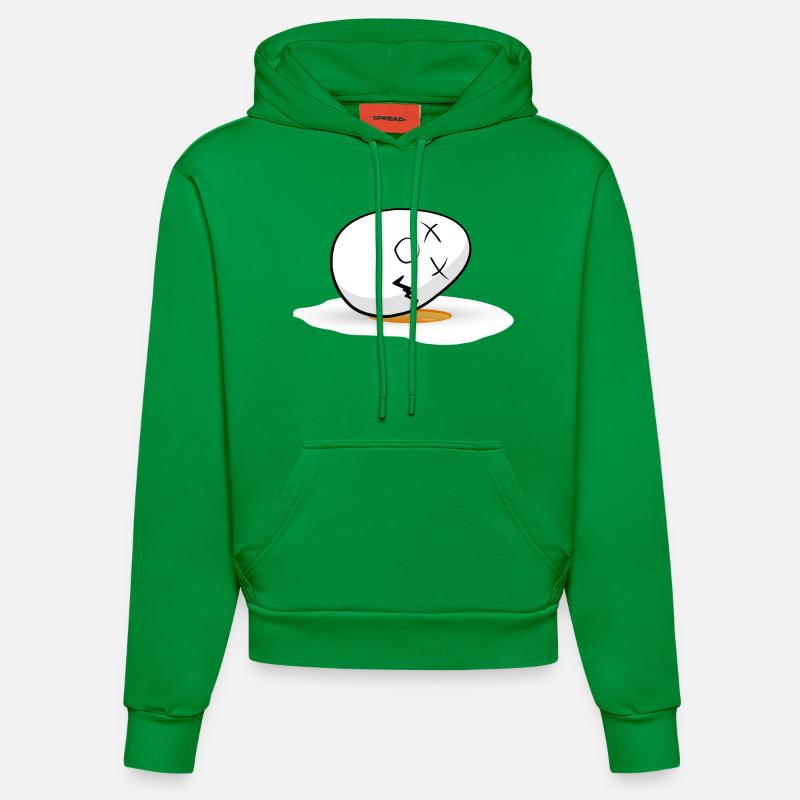 Joyeuses Pâques Egg - Sweat à capuche bio ajusté fabriqué en UE - City Green