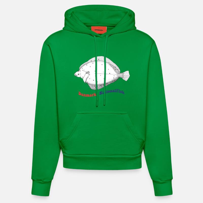 L’épagnette nationale de betteraves du Danemark - Sweat à capuche bio ajusté fabriqué en UE - City Green