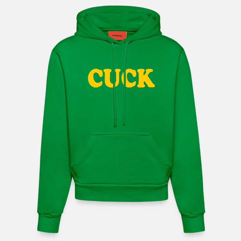 Cuck - Sweat à capuche bio ajusté fabriqué en UE - City Green