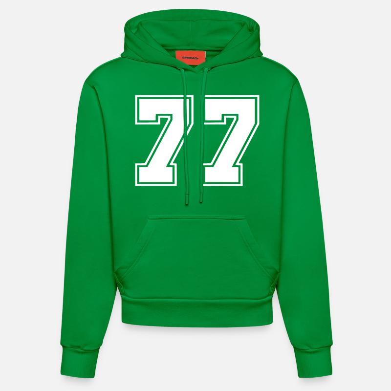 77 - Sweat à capuche bio ajusté fabriqué en UE - City Green