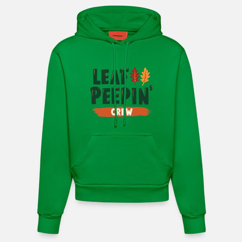 Citation de Leaf Peeping Crew - Sweat à capuche bio ajusté fabriqué en UE - City Green