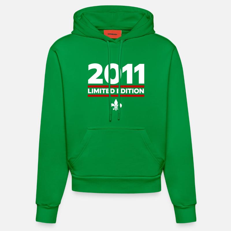 Édition limitée 2011 - Sweat à capuche bio ajusté fabriqué en UE - City Green