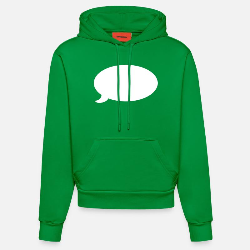 Bulle (blanc) - Sweat à capuche bio ajusté fabriqué en UE - City Green