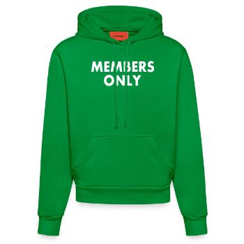 Members only - Organic Fitted Hoodie Made in EU - City Green - Vorne