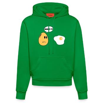 SISTER Ei - Organic Fitted Hoodie Made in EU - City Green - Vorne