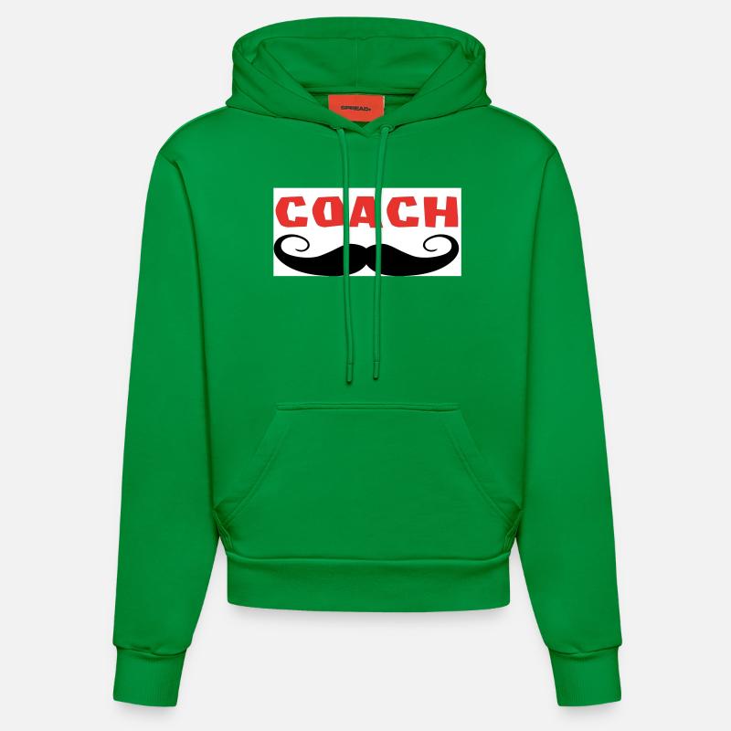 COACH Moustache - Sweat à capuche bio ajusté fabriqué en UE - City Green